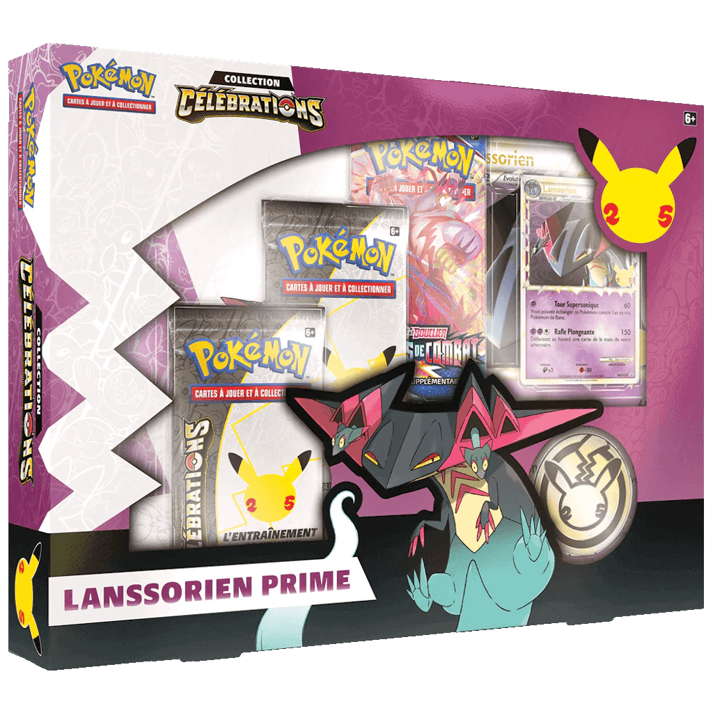 Coffret Lanssorien Prime Célébrations 25 Ans - POKEMON FR - PokéSquad