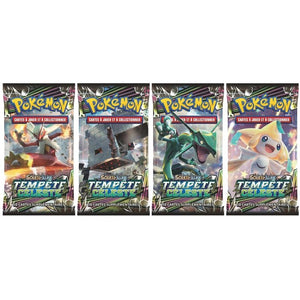 Artset 4 Boosters Pokémon SL7 [Tempête Céleste] - Non trié - POKEMON FR - PokéSquad