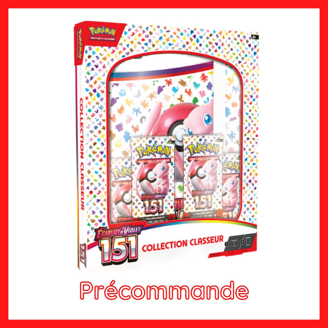 [Précommande] Coffret 4 Boosters - Collection Classeur EV3.5 [Pokémon 151] - POKEMON FR - PokéSquad