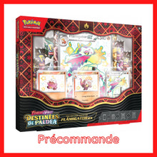 Charger l&#39;image dans la galerie, [Précommande] Coffret 8 Boosters - Collection Premium Flâmigator-ex, Miascarade-ex, Palmaval-ex EV4.5 [Destinées de Paldea] - POKEMON FR - PokéSquad
